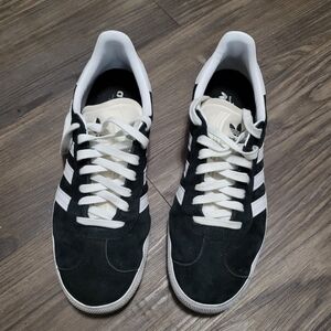 Adidas Skateboarding Gazelle ADV Black Suede White Shoes 10.5 Gazelle sneakers